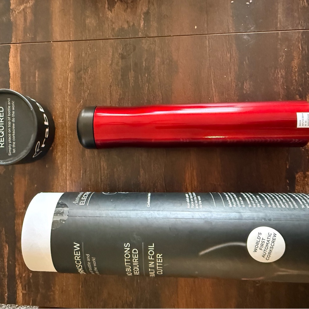 Rabbit Red Electric Wine Opener/Corkscrew